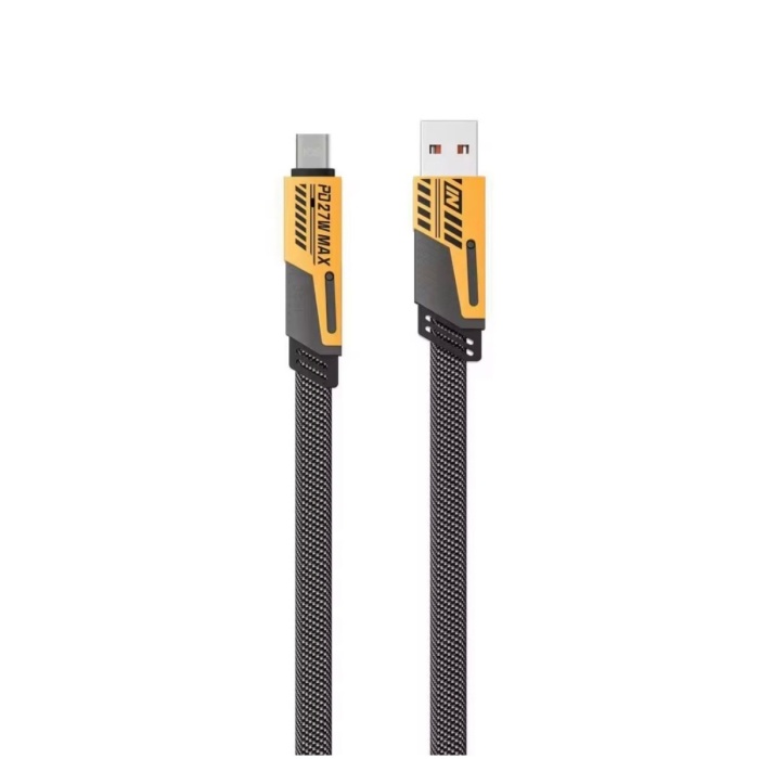 ® Yeni Ürün 4’ü 1 Arada 65W Hızlı Şarj KablosuUSB ve Type-C Girişli, Örgülü Dayanıklı